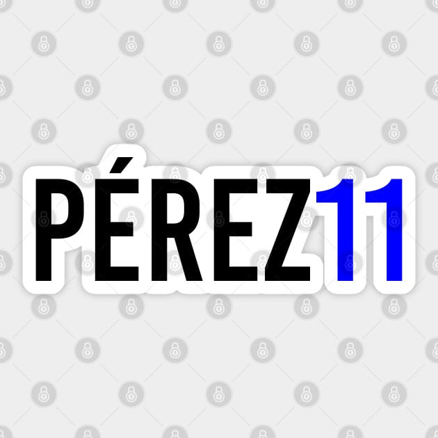 Sergio Perez 11 Design 2021 Sticker by GreazyL